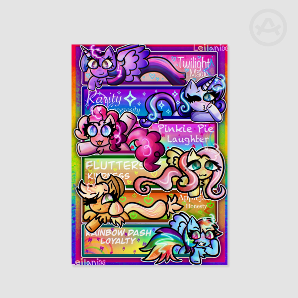 MLP: Mane 6 Poster