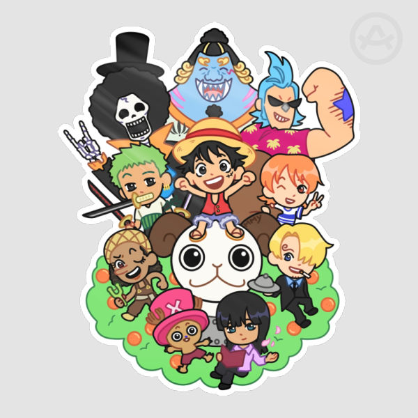 One Piece | Straw Hat Pirates | Die Cut Stickers