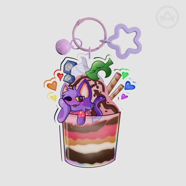 Animal Crossing: Bob Dessert Keychain