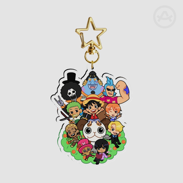 One Piece | Straw Hat Pirates | Clear Acrylic Keychains