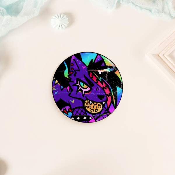 Sparkle Dog Mini Button Pin