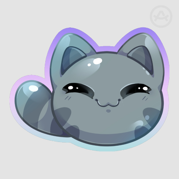 Tabby Slime Sticker