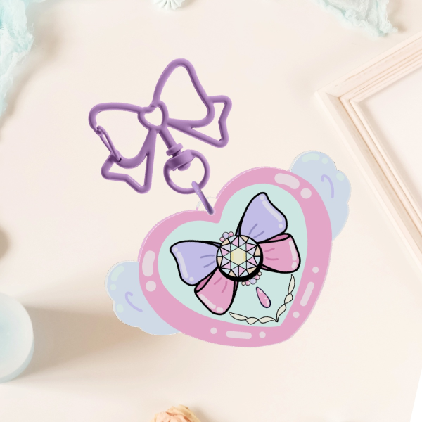 Magical Girl Transformation brooch keychain type A