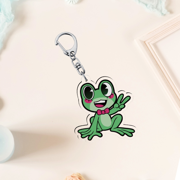 Ribbit Acrylic Keychain