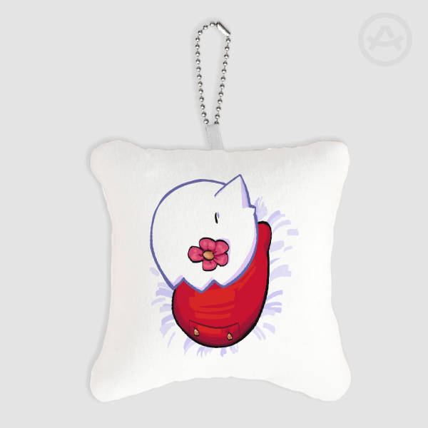 Cammi Laying Pillow Keychain