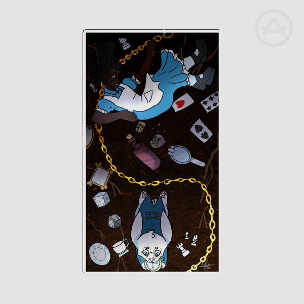 Down the Rabbit hole - book mark