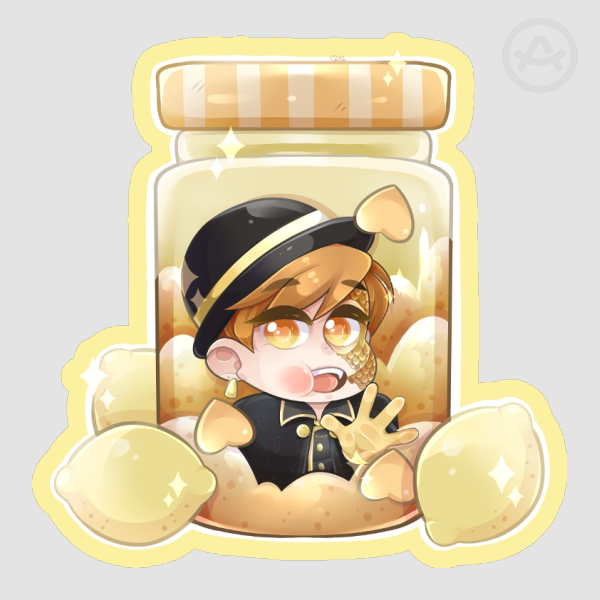 Jam Jar Janus Sticker