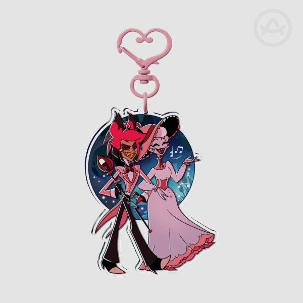 Alastor & Rosie "Don't You Forget" Keychain