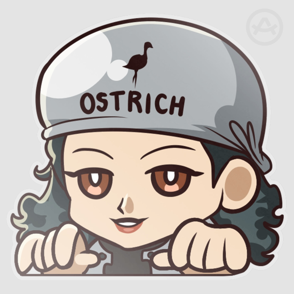 [Persona 2] Yukino Mayuzumi Peekaboo Sticker