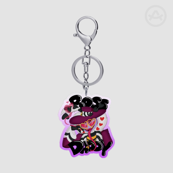 Valentino Boss daddy Acrylic Keychain