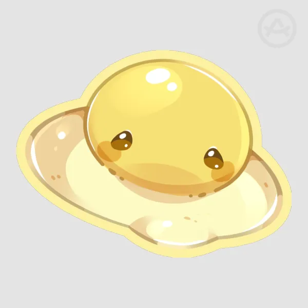 Yolky Slime Sticker