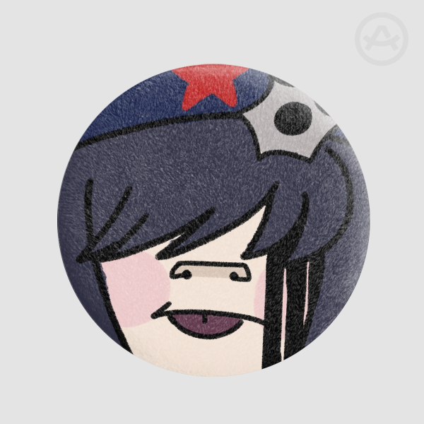 Cyborg Noodle  plush badge