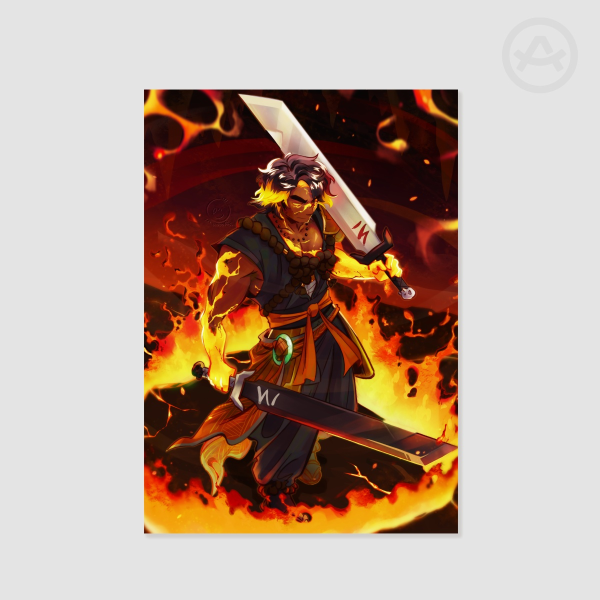 [NINJAGO] Cole Blades of Deliverance A3 Poster Print