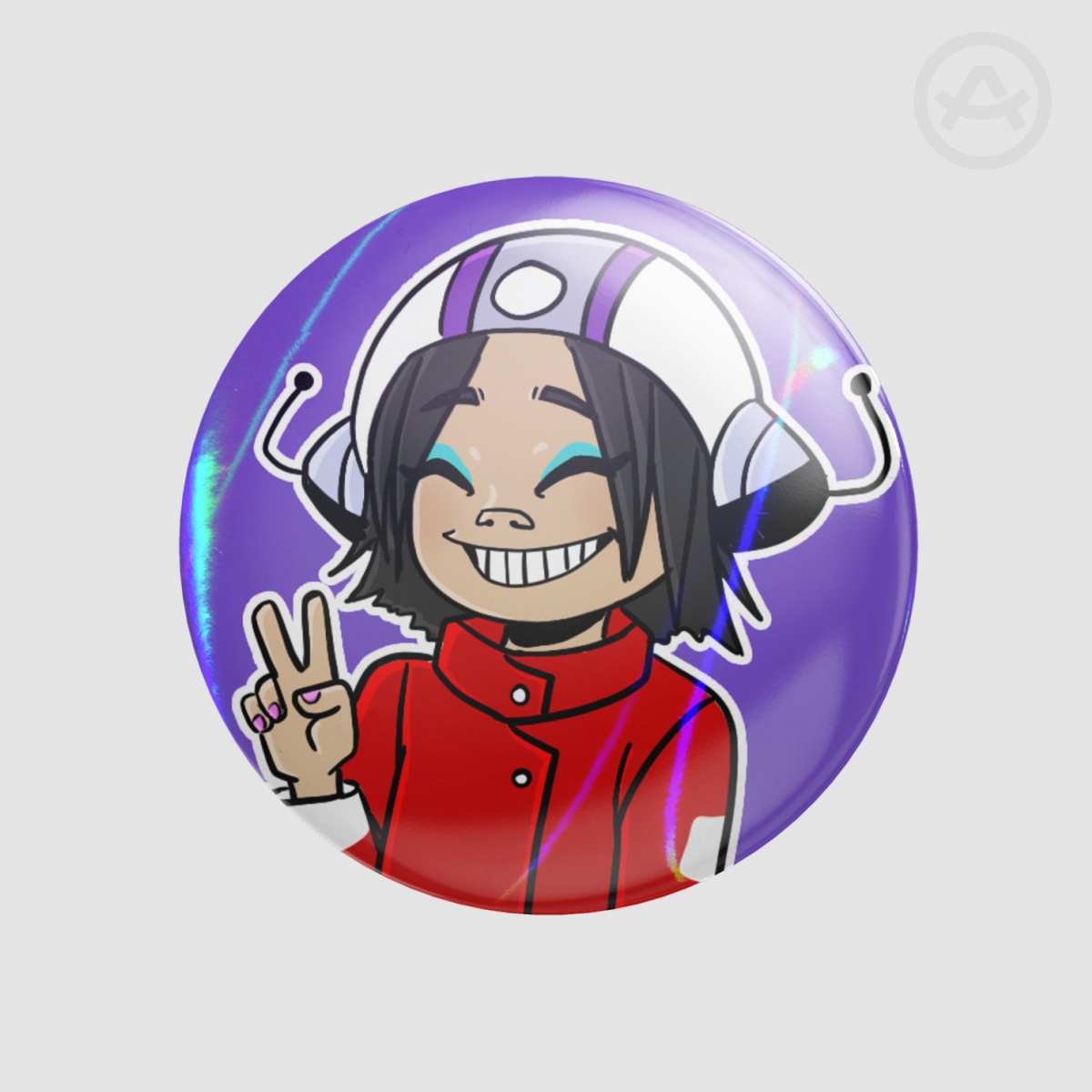 Noodle Round Badge (Button Pins)