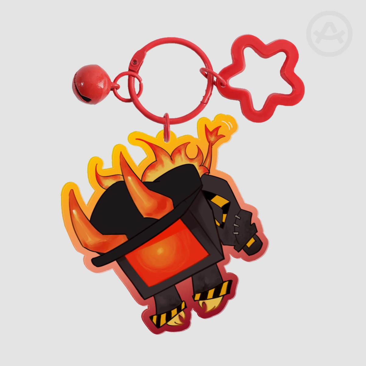 Matador Colored Edge Acrylic Keychain