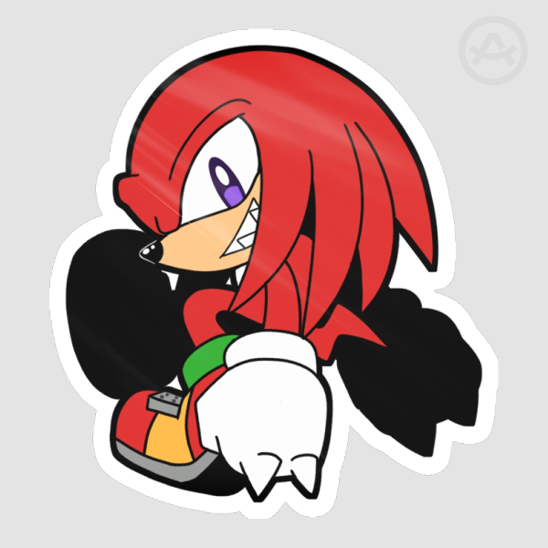 Chibi Knuckles Sticker