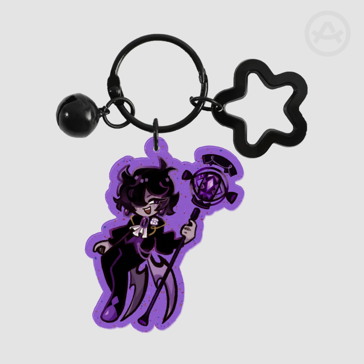 ✦ CRK Black Sapphire Cookie | Keychain