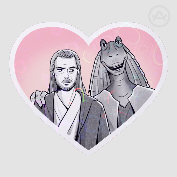 Qui-Jar Heart Sticker