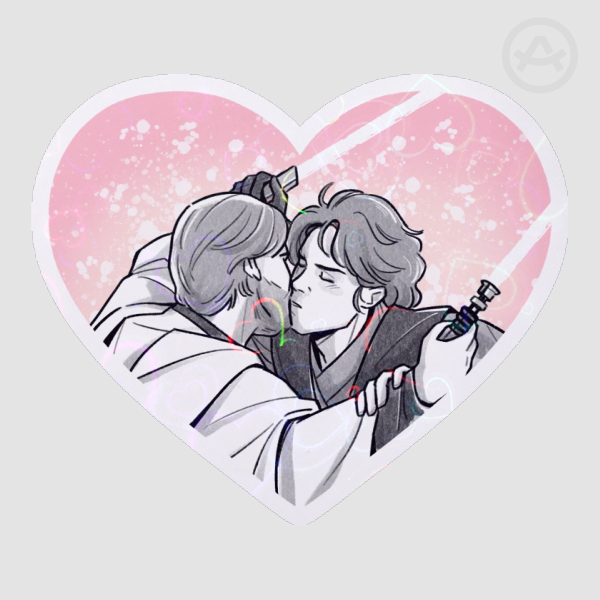 Obikin Heart Sticker