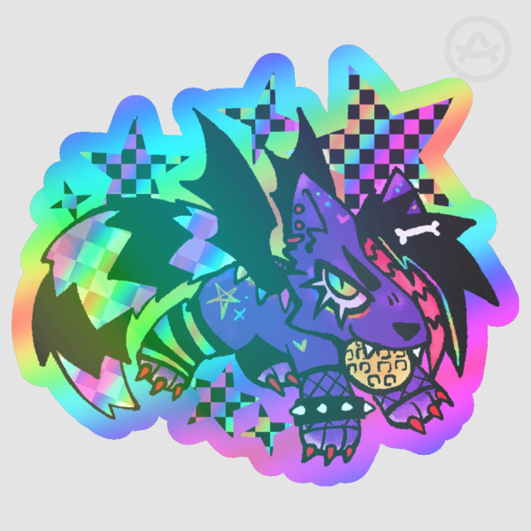 Sparkle Dog Vinyl Sticker