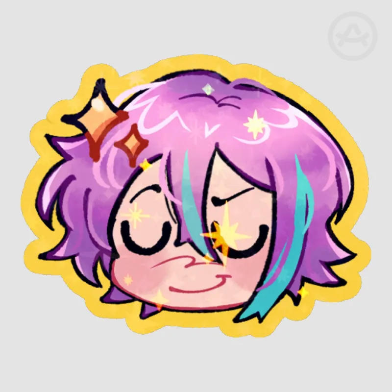 Holographic Star Rui Sticker by Fleurizo - ACGGOODS