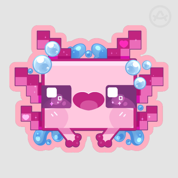 MC Axolotl Sticker