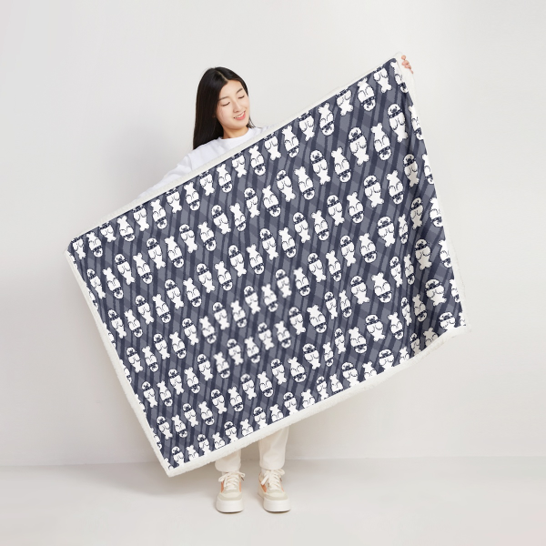 Spiky Seal Pup Blanket