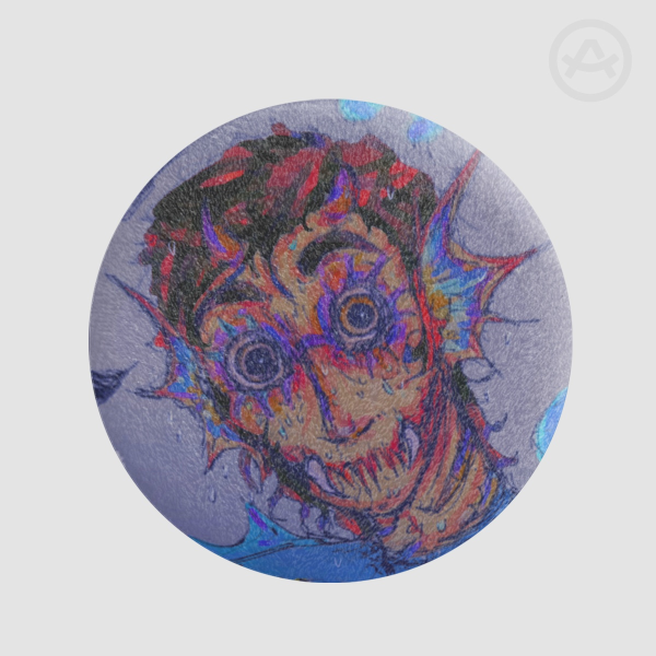 monster waterboy squishy pin