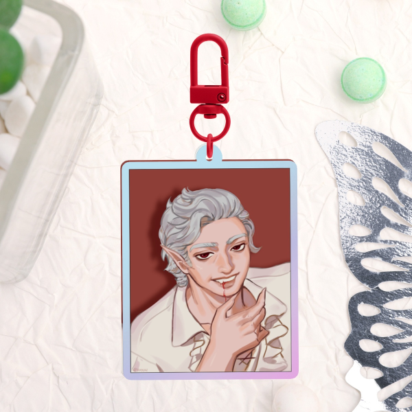 Astarion [Baldur's Gate 3] Portrait Keychain