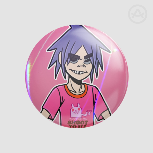 2D Round Badge (Button Pins) 