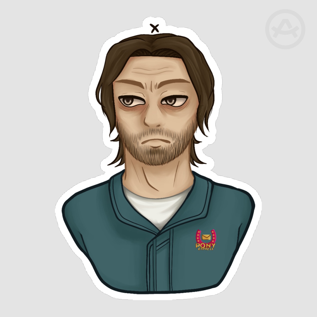 Mouth Washing Sticker - Jimmy