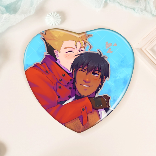VashWood - Heart Badge