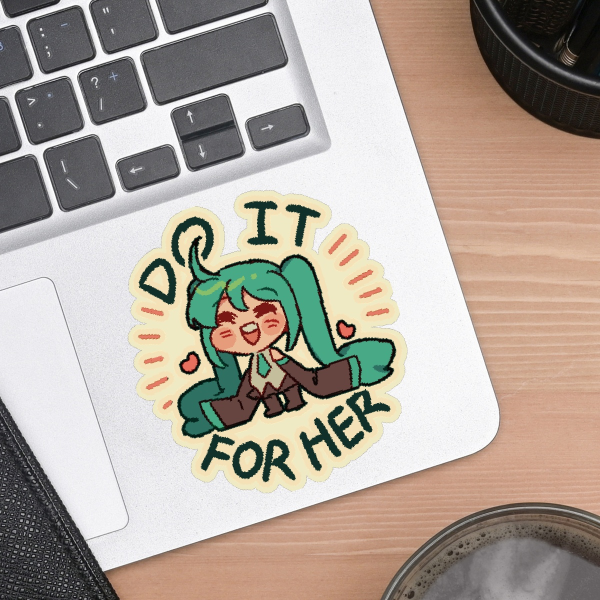Do It for Miku Die Cut Stickers