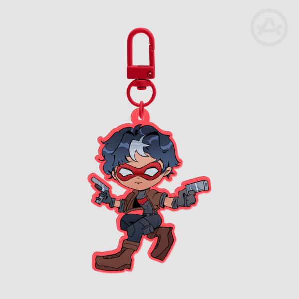 red hood jason todd keychain