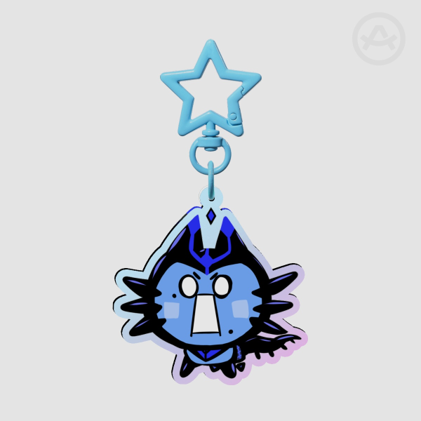 Demiurge Cat - Rainbow Acrylic Keychain