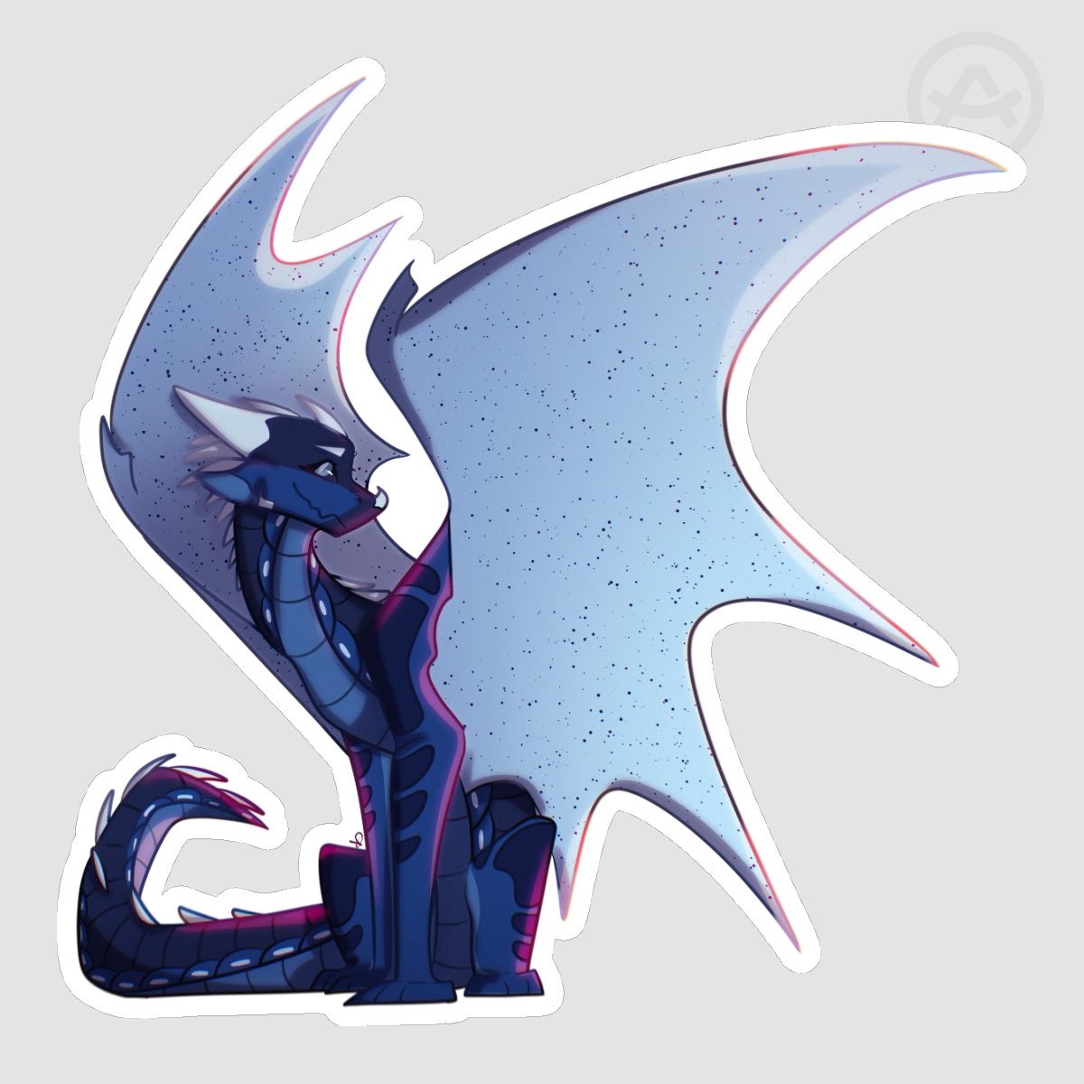 Whiteout Matte Die Cut Stickers