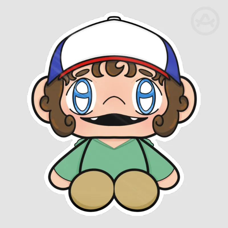 Dustin Sticker Dustin Stranger Things S1 Sticker by Star King Arts - ACGGOODS