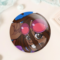 SableDeMeow - OG Round Eye-catcher Badges