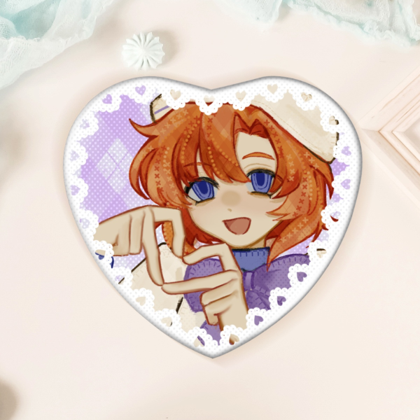 Rena Ryugu Heart Holographic Badge