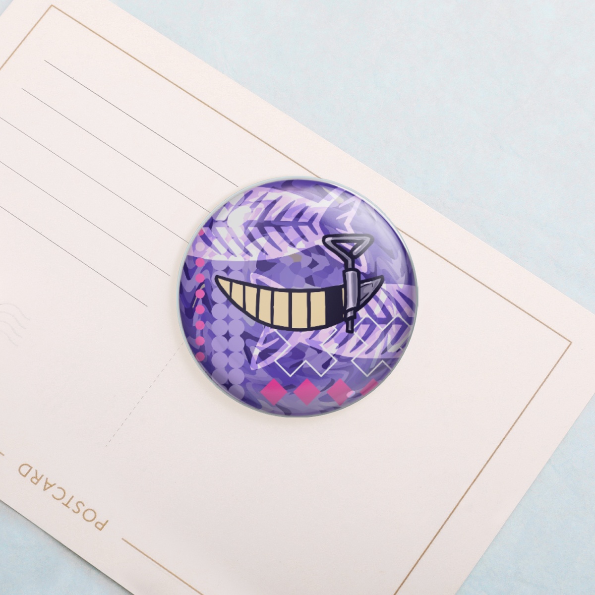 Pinstripe Pin - His smile