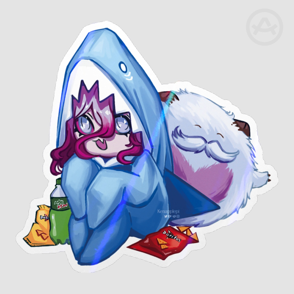 Sharkie Die Cut Stickers