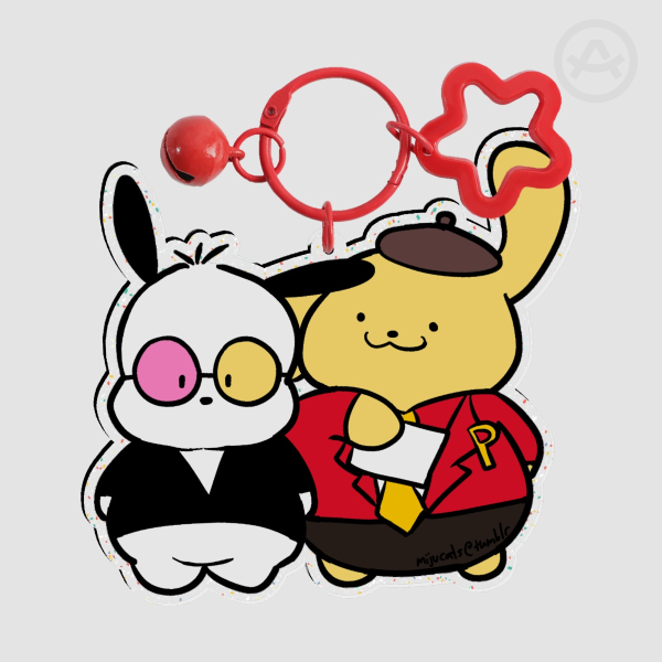 Spamcchaco and Tententenna Keychain!