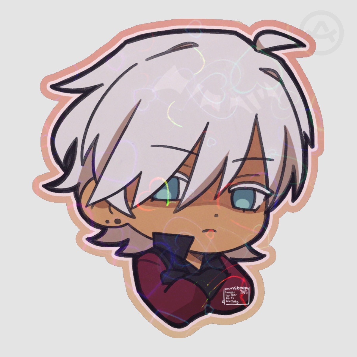 [Devil May Cry] angy - Colored Edge Die Cut Sticker