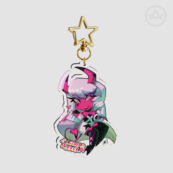Verosika acrylic keychain