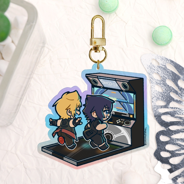 [ FFXV ] Rhythm Arcade Promptis Keychain