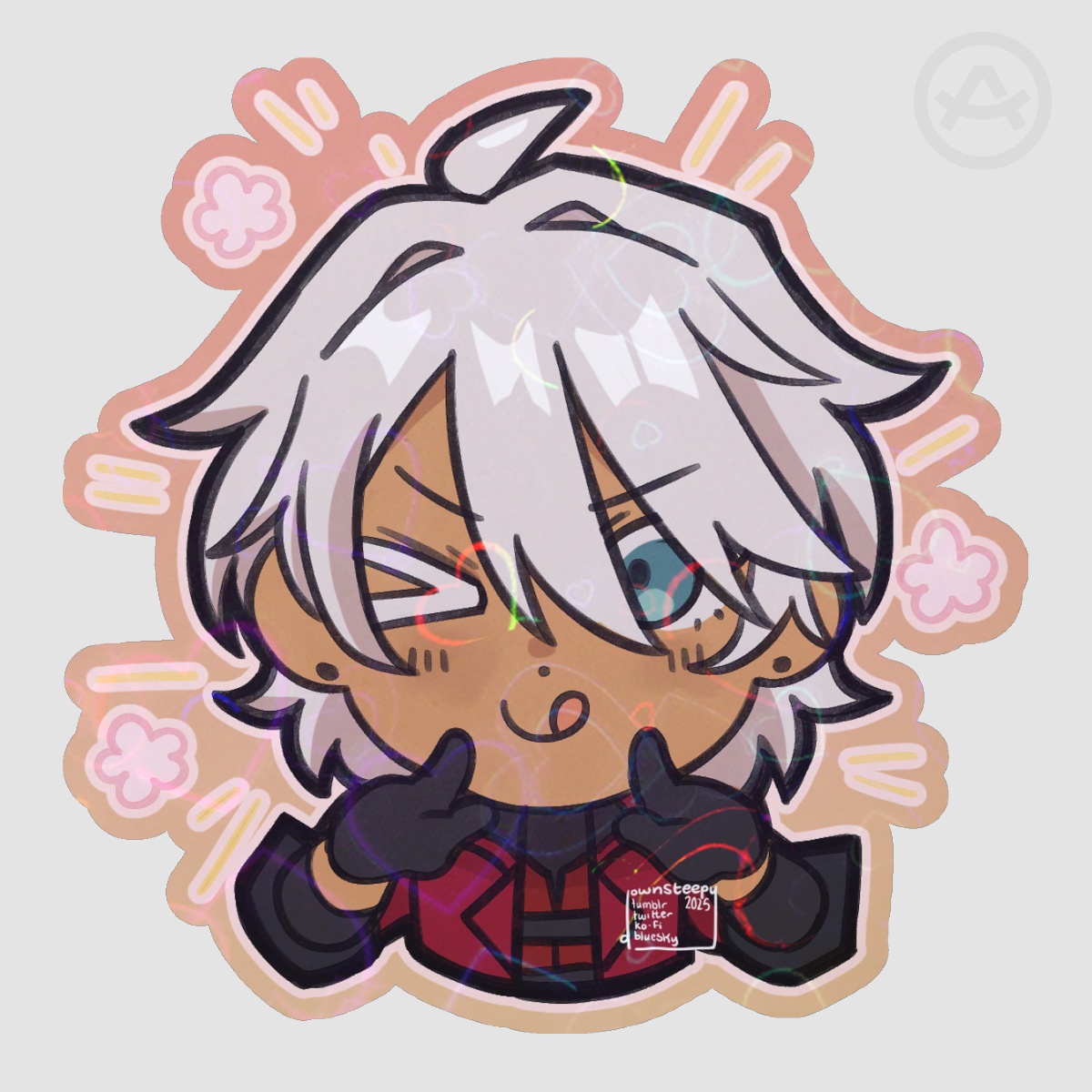 [Devil May Cry] cutie pie - Colored Edge Die Cut Sticker