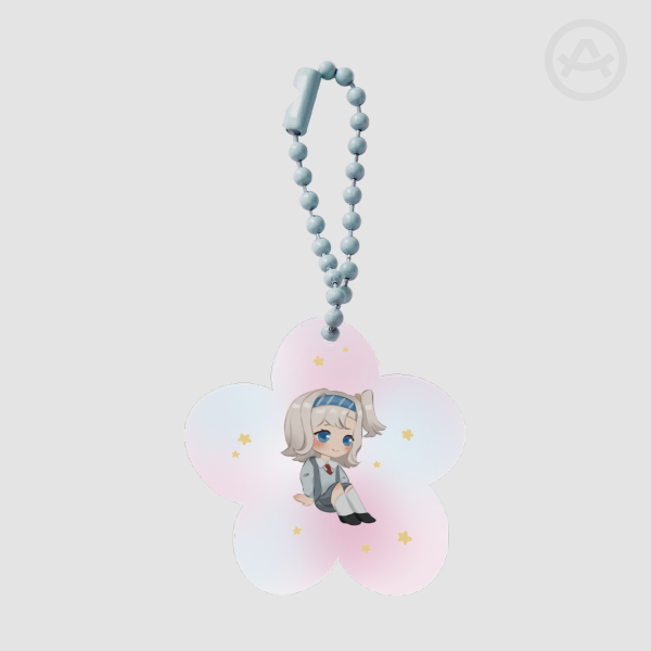 (Reverse 1999) Sitting Matilda Clear Acrylic Keychains