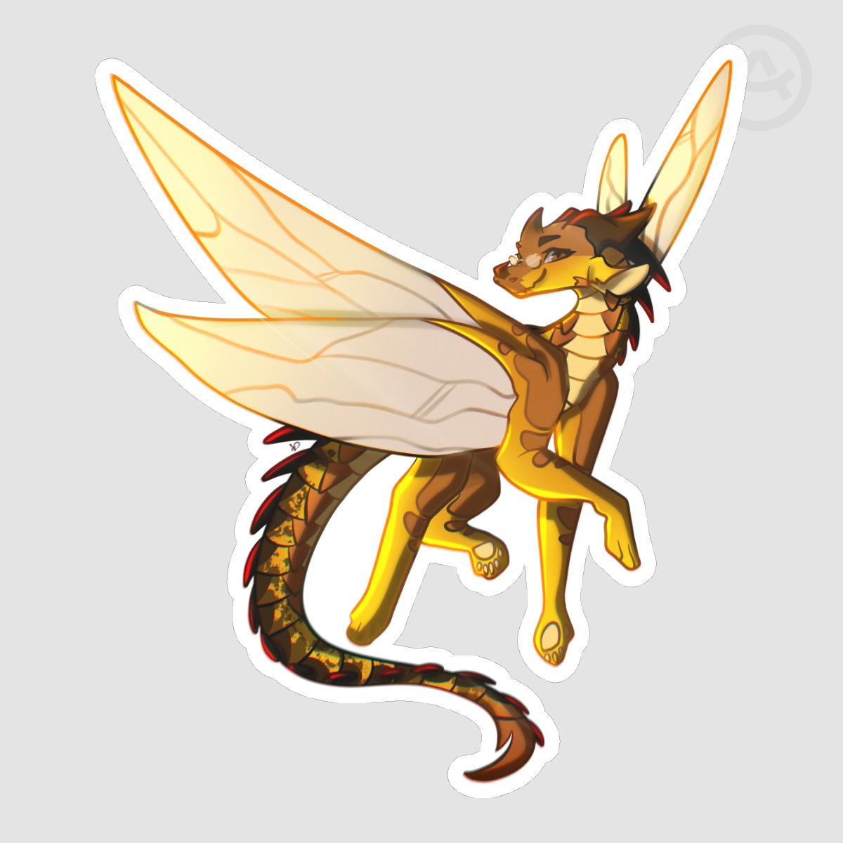 Cricket Glossy Die Cut Stickers