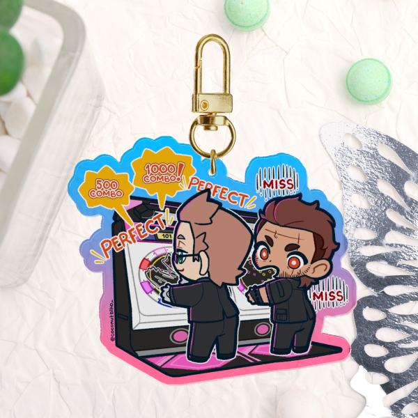 [ FFXV ] Rhythm Arcade Gladnis Keychain
