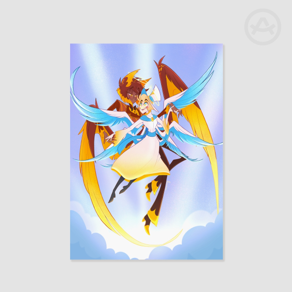 Radioapple Angel Au print!